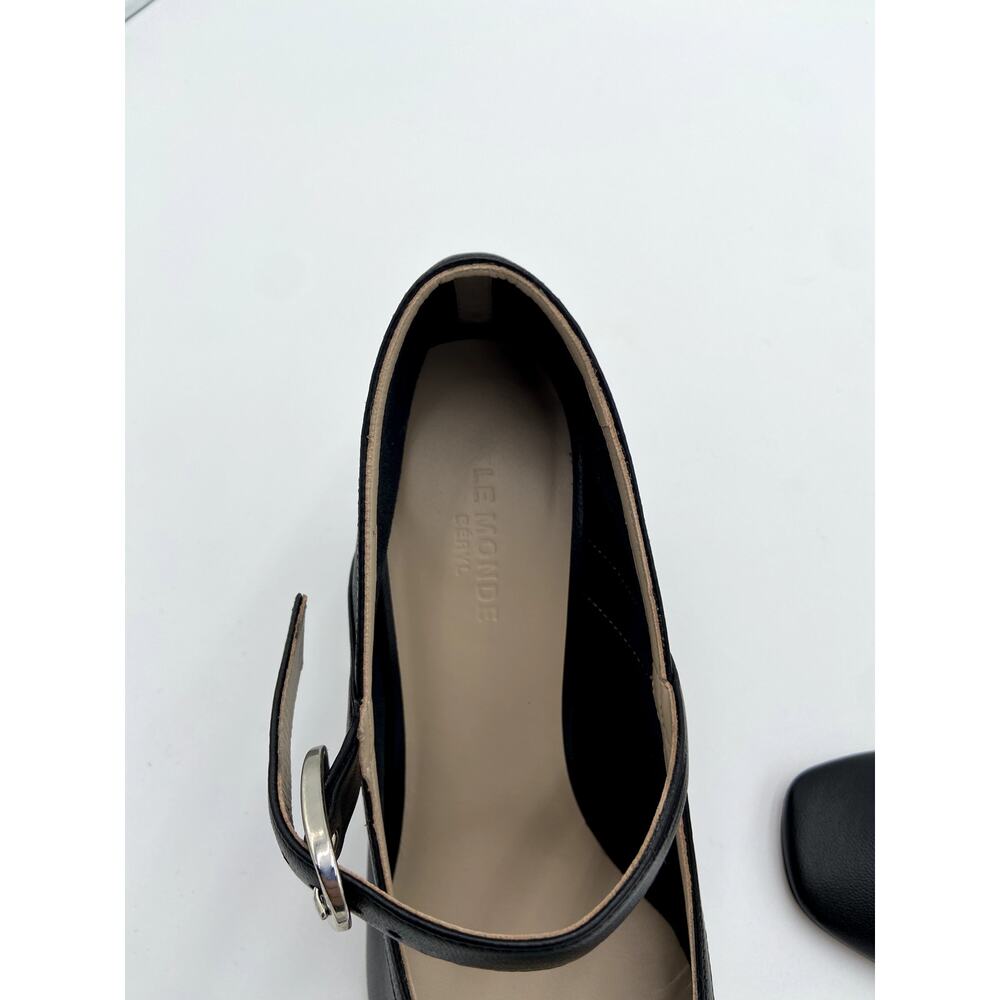 NEW Le Monde Beryl Leather Mary Jane pumps shoes size 37 - Picture 10 of 12